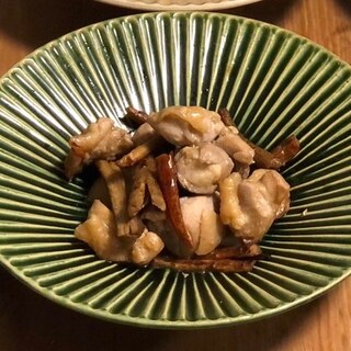 鶏肉とごぼうのきんぴら